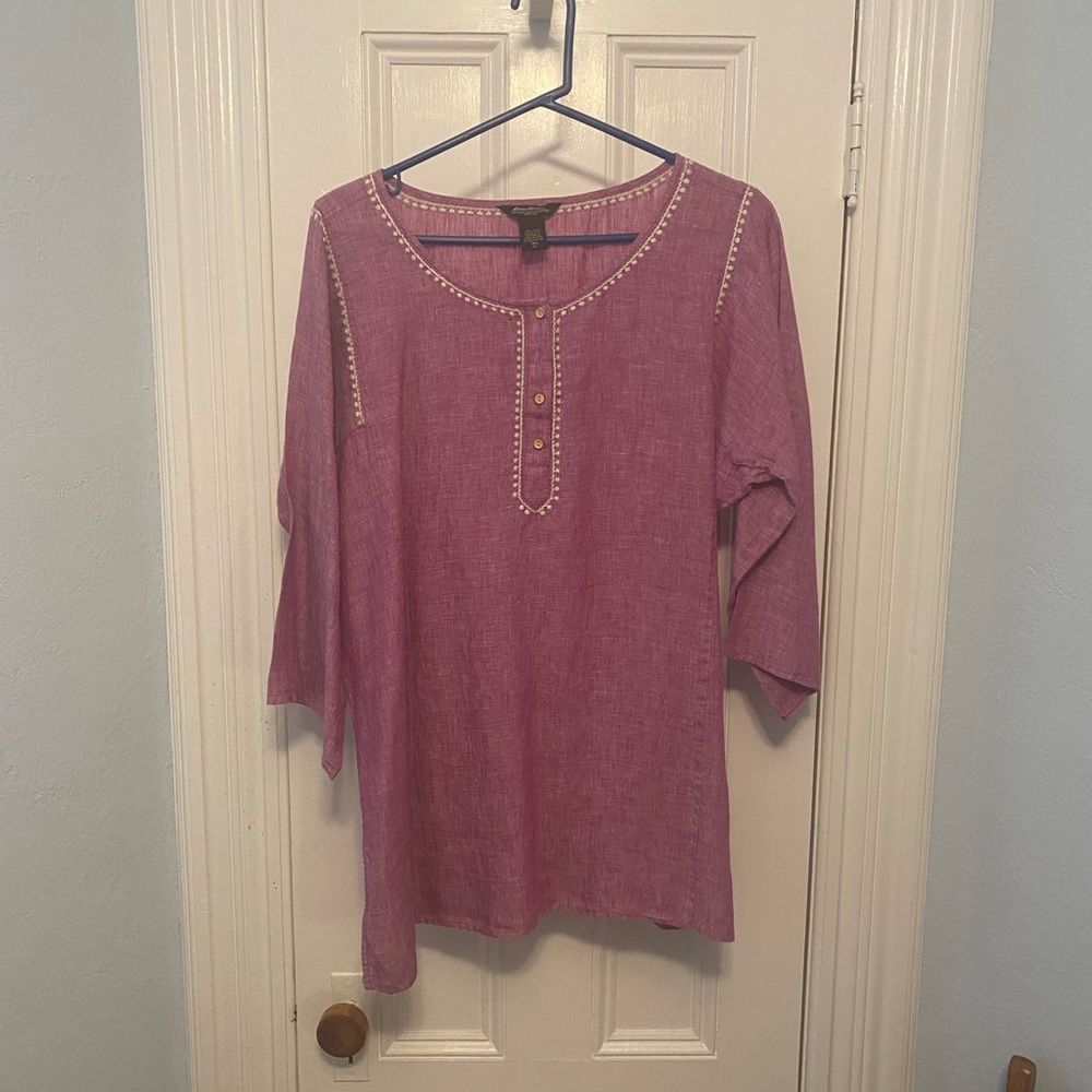 Eddie Bauer linen tunic